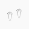 Histoire d'Or Boucles D'oreilles Pendantes Stilla Argent Blanc Clearance