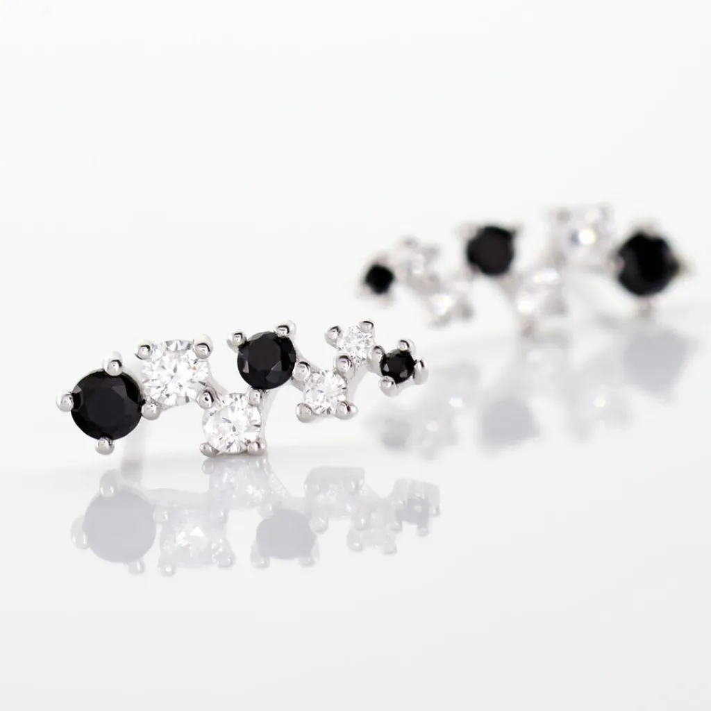 Histoire d'Or Boucles D'oreilles Pendantes Gaya Argent Blanc Oxyde De Zirconium Online