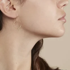 Histoire d'Or Boucles D'oreilles Pendantes Tila Or Jaune Outlet