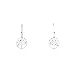 Histoire d'Or Boucles D'oreilles Pendantes Mely Argent Blanc Hot