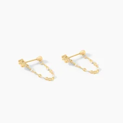 Histoire d'Or Boucles D'oreilles Pendantes Asteria Or Jaune Best