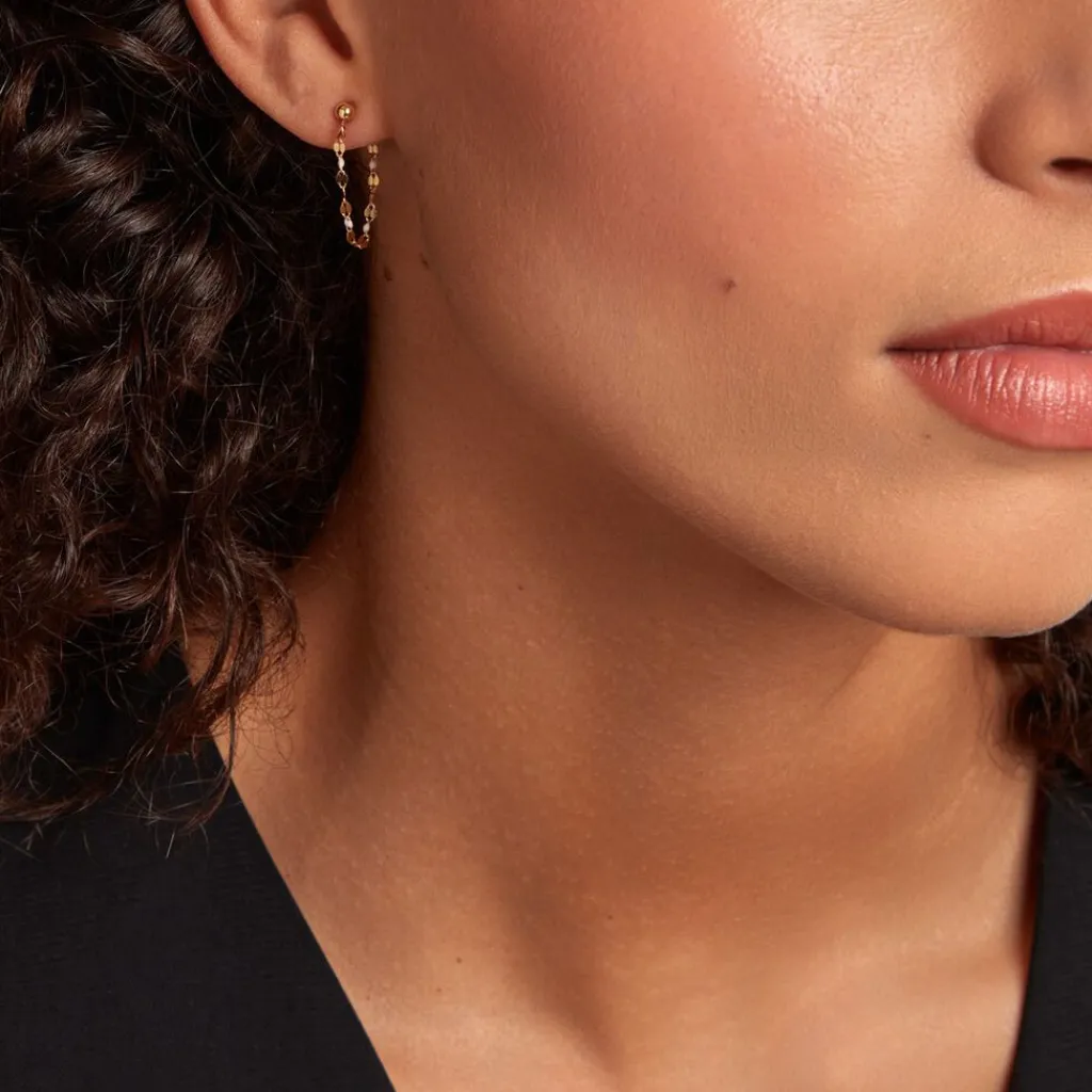 Histoire d'Or Boucles D'oreilles Pendantes Asteria Or Jaune Best