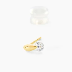 Histoire d'Or Boucles D'oreilles Pendantes Clementa Or Jaune Oxyde De Zirconium Sale