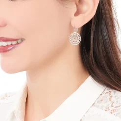 Histoire d'Or Boucles D'oreilles Pendantes Celso Plaqué Or Jaune Hot