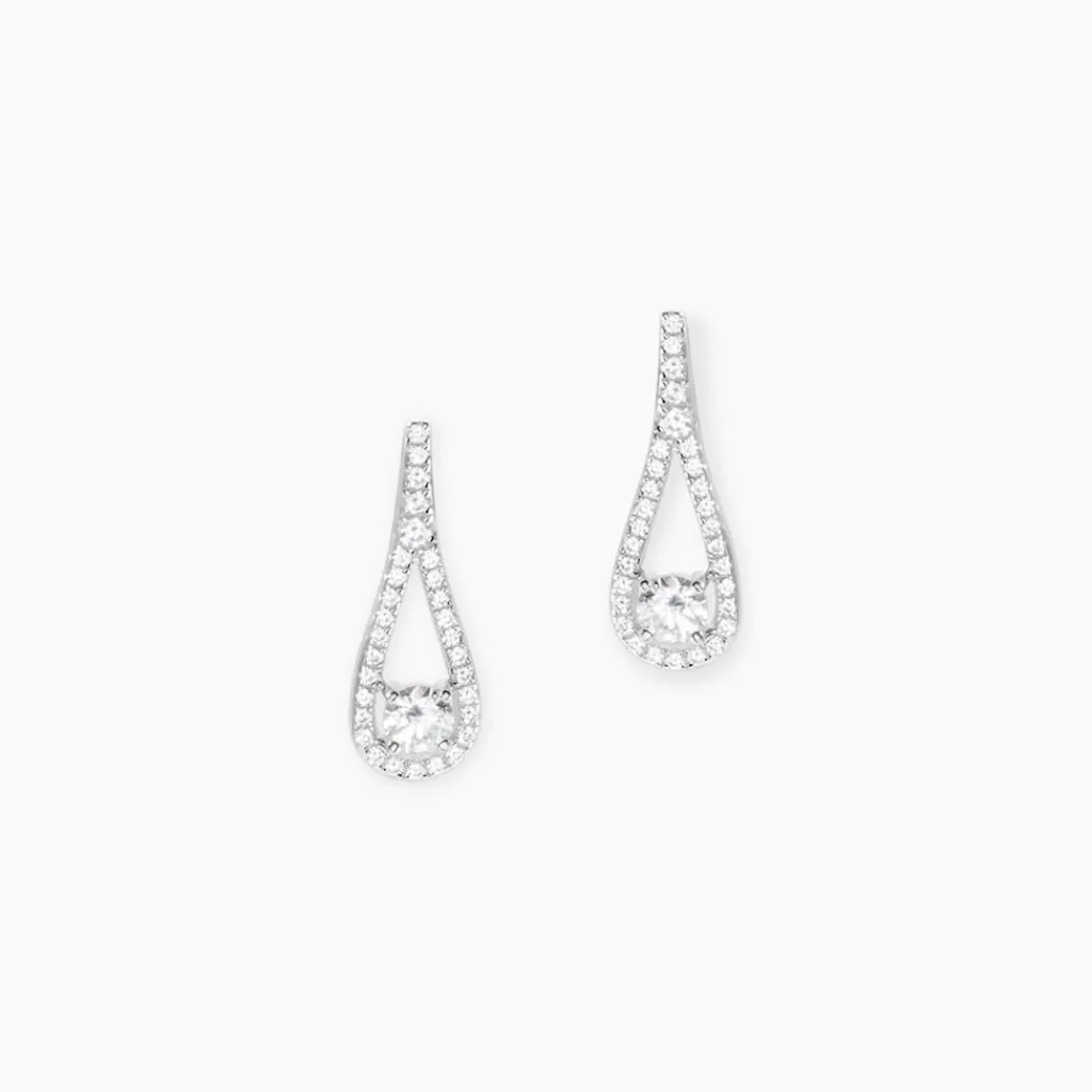 Histoire d'Or Boucles D'oreilles Pendantes Antonietta Argent Oxyde De Zirconium Discount