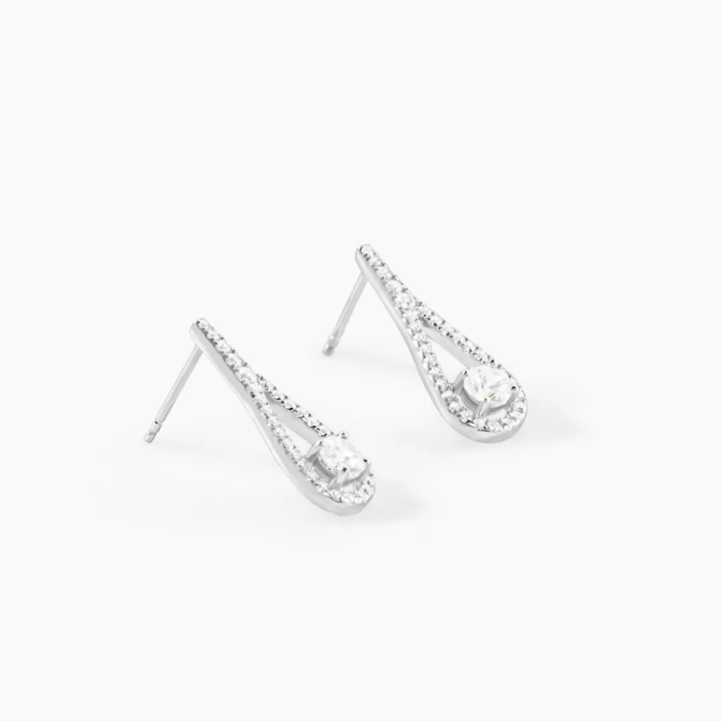 Histoire d'Or Boucles D'oreilles Pendantes Antonietta Argent Oxyde De Zirconium Discount