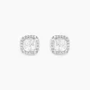 Histoire d'Or Boucles D'oreilles Puces Adrienne Or Blanc Oxyde De Zirconium Hot