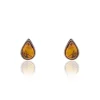 Histoire d'Or Boucles D'oreilles Puces Argent Blanc Junie Ambre Discount