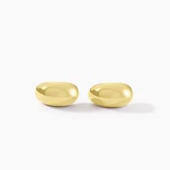 Histoire d'Or Boucles D'oreilles Puces Adoree Acier Jaune New