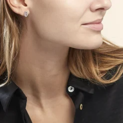 Histoire d'Or Boucles D'oreilles Puces Argent Blanc Caprina Oxydes De Zirconium Online