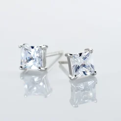 Histoire d'Or Boucles D'oreilles Puces Argent Blanc Alys Oxyde De Zirconium Online