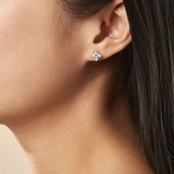 Histoire d'Or Boucles D'oreilles Puces Argent Blanc Alys Oxyde De Zirconium Online