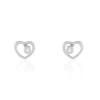 Histoire d'Or Boucles D'oreilles Puces Ashley Argent Blanc Oxyde De Zirconium Sale