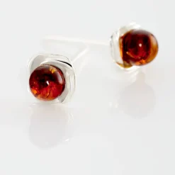 Histoire d'Or Boucles D'oreilles Puces Argent Blanc Joude Ambre Online