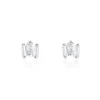 Histoire d'Or Boucles D'oreilles Puces Adria Argent Blanc Oxyde De Zirconium