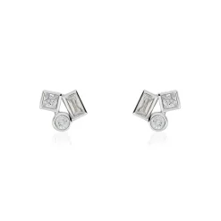 Histoire d'Or Boucles D'oreilles Puces Argent Duredle Oxydes De Zirconium