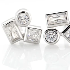 Histoire d'Or Boucles D'oreilles Puces Argent Duredle Oxydes De Zirconium