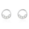 Histoire d'Or Boucles D'oreilles Puces Argent Blanc Vivence Oxydes De Zirconium Discount
