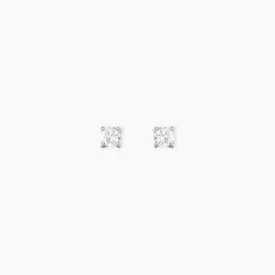 Histoire d'Or Boucles D'Oreilles Puces Aphrodite Or Blanc Diamant Best