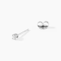 Histoire d'Or Boucles D'Oreilles Puces Aphrodite Or Blanc Diamant Best