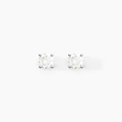 Histoire d'Or Boucles D'oreilles Puces Aphrodite or blanc diamant Discount