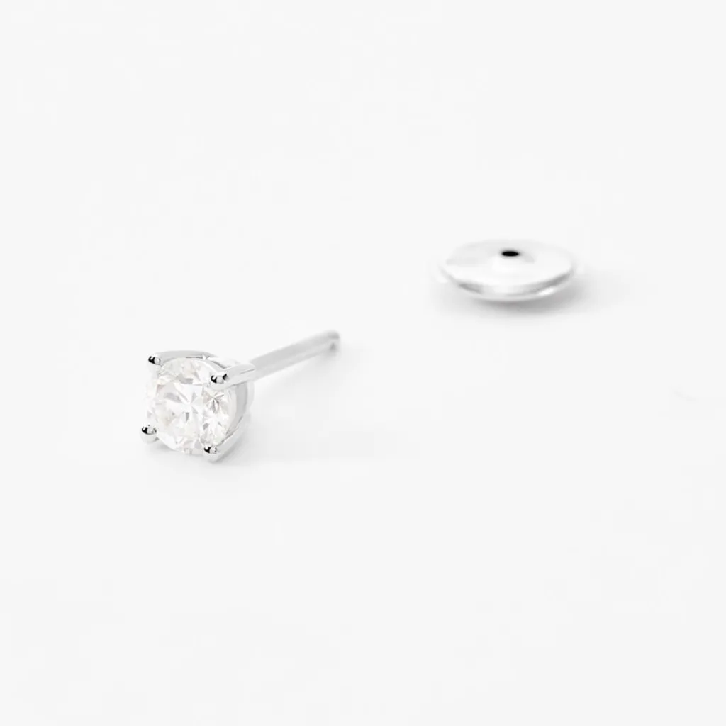 Histoire d'Or Boucles D'oreilles Puces Aphrodite or blanc diamant Discount