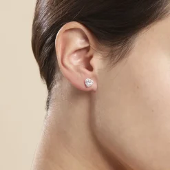 Histoire d'Or Boucles D'oreilles Puces Aymane Or Jaune Oxyde De Zirconium New