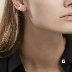 Histoire d'Or Boucles D'oreilles Puces Argent Rose Donella Oxyde De Zirconium Best