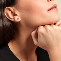 Histoire d'Or Boucles D'oreilles Puces Argent Blanc Rio Santa Teresa Oxyde argent blanc oxyde Discount