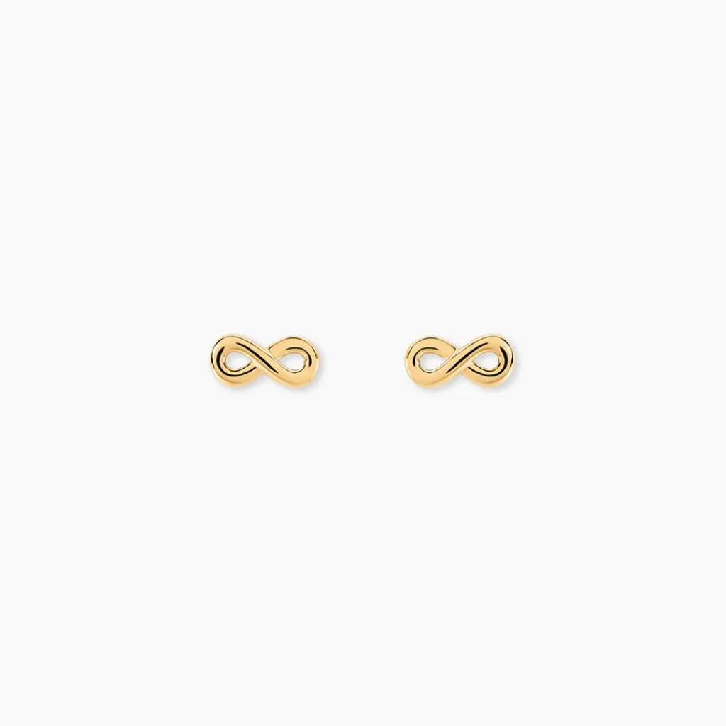 Histoire d'Or Boucles D'oreilles Puces Annie-francoise Infini Or Jaune Clearance