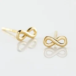 Histoire d'Or Boucles D'oreilles Puces Annie-francoise Infini Or Jaune Clearance