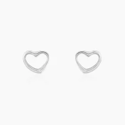 Histoire d'Or Boucles D'oreilles Puces Amerigo Argent Blanc Hot