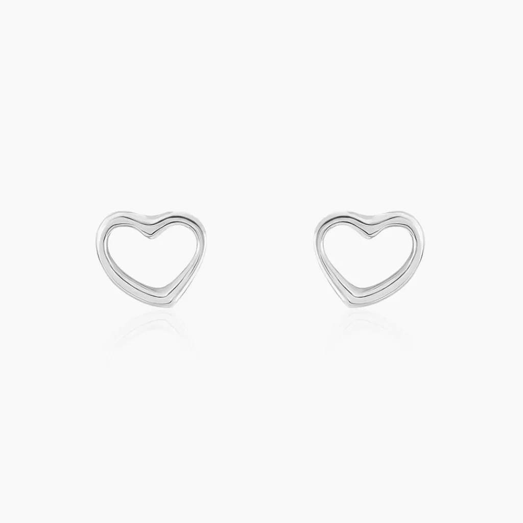 Histoire d'Or Boucles D'oreilles Puces Amerigo Argent Blanc Hot