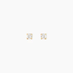 Histoire d'Or Boucles D'Oreilles Puces Aphrodite Or Jaune Diamant Clearance