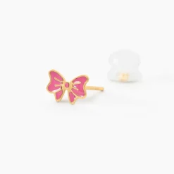 Histoire d'Or Boucles D'oreilles Puces Amelie Noeud Or Jaune Online