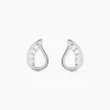 Histoire d'Or Boucles D'oreilles Puces Argent Blanc Sylvan Oxydes De Zirconium Best