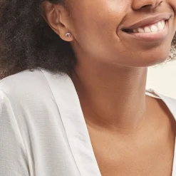 Histoire d'Or Boucles D'oreilles Puces Argent Blanc Sylvan Oxydes De Zirconium Best