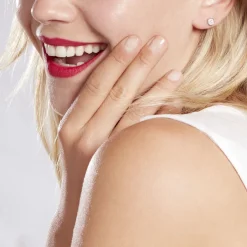 Histoire d'Or Boucles D'oreilles Puces Auxana Argent Blanc Oxyde De Zirconium argent blanc oxyde rose Best