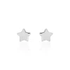 Histoire d'Or Boucles D'oreilles Puces Astre Argent Blanc Outlet