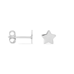 Histoire d'Or Boucles D'oreilles Puces Astre Argent Blanc Outlet