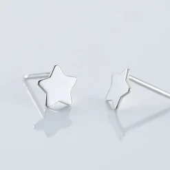 Histoire d'Or Boucles D'oreilles Puces Astre Argent Blanc Outlet