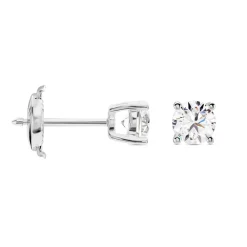 Histoire d'Or Boucles D'oreilles Puces Aphrodite or blanc diamant Outlet