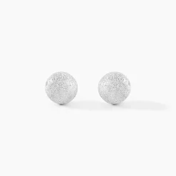 Histoire d'Or Boucles D'oreilles Puces Ayana Argent Blanc Hot