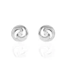 Histoire d'Or Boucles D'oreilles Puces Anne-andree Argent Blanc Oxyde De Zirconium Sale