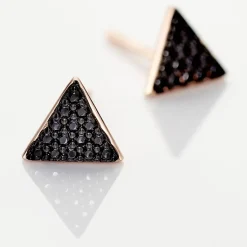 Histoire d'Or Boucles D'oreilles Puces Amellia Argent Rose Oxyde De Zirconium New