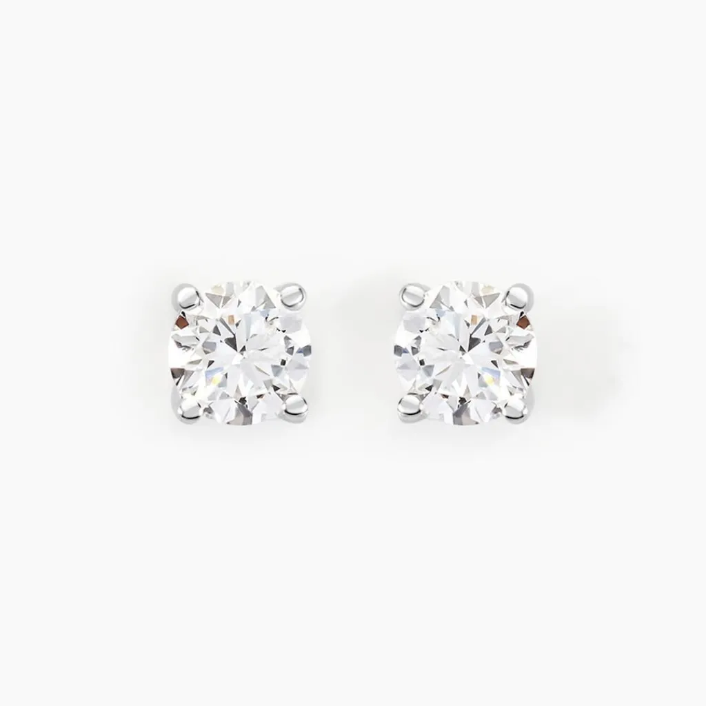 Histoire d'Or Boucles D'oreilles Puces Aphrodite or blanc diamant Hot