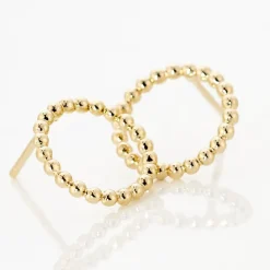 Histoire d'Or Boucles D'oreilles Puces Abigael Plaqué Or Jaune Sale