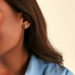 Histoire d'Or Boucles D'Oreilles Puces Aphrodite Or Blanc Diamant Online