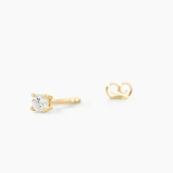 Histoire d'Or Boucles D'oreilles Puces Aphrodite or jaune diamant Outlet