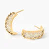 Histoire d'Or Boucles D'Oreilles Puces Adonijah Or Bicolore Outlet